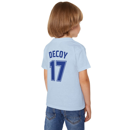 Toddler T-Shirt | DEKOPIN + DECOY 17 | Front & Back Print | Medium-weight | Gildan
