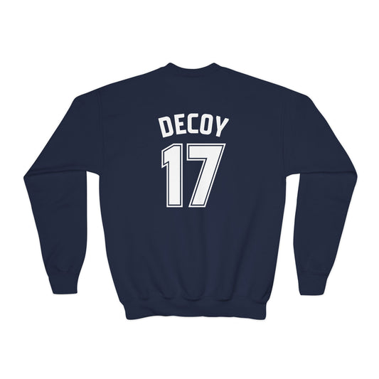 Kids Sweatshirts | DEKOPIN + DECOY 17 | Front & Back Print | Medium-Heavy-weight | Gildan