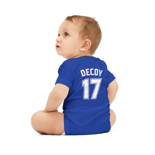Baby Onesie | DEKOPIN + DECOY 17 | Front & Back Print | Light-weight | Bella+Canvas