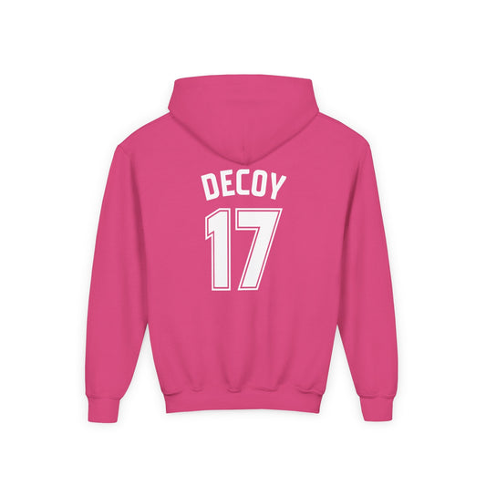 Kids Hoodies | DEKOPIN + DECOY 17 | Front & Back Print | Medium-Heavy-weight | Gildan