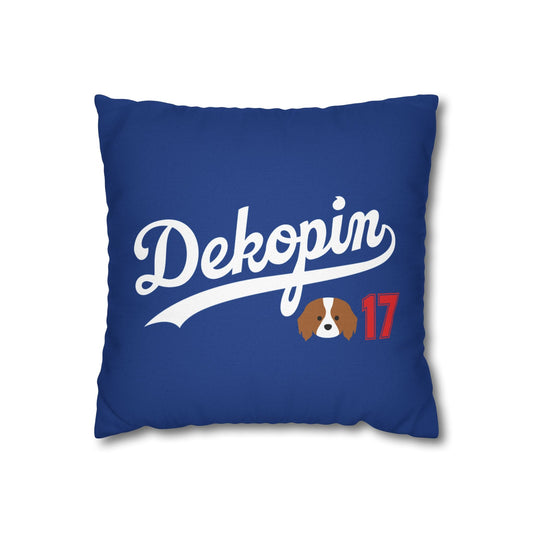 Square Throw Pillowcase | DEKOPIN + DECOY 17 | Front & Back Print | Spun Polyester